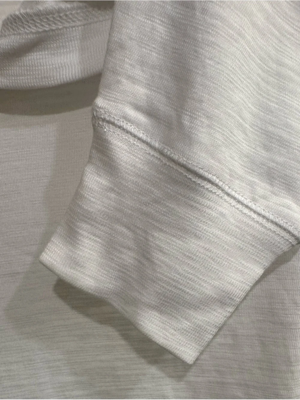 J. Crew White Lightweight Hooded Sweatshirt